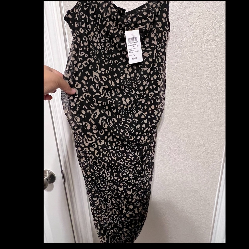 Cheetah mini dress